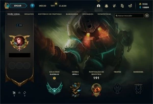 Conta LOL Platina 3 + 2155 RP - League of Legends
