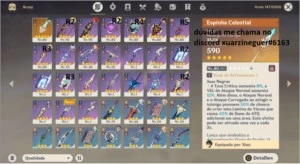 AR54 DILLUC, XIAO, klee, keqing, qiqi, albedo, mona e mais. - Genshin Impact