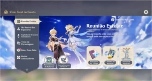 Conta AR 51 Xiao Diluc e Qiqi + Túmulo do Lobo - Genshin Impact