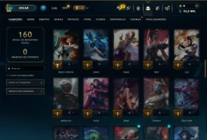 Prata 2 com 70 Champs e 8 Skins - League of Legends LOL