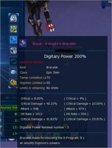Conta GameKing servidor Omegamon Beelzebumon X - Digimon Masters Online DMO