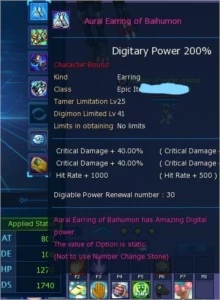 Conta GameKing servidor Omegamon Beelzebumon X - Digimon Masters Online DMO