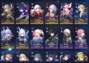 Fuxuan + Seele + Topaz + Jingliu Aniversario E User Livres - Genshin Impact