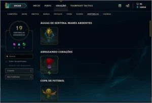 Conta LOL Diamante 4 - 230 skins - Todos os champs - League of Legends