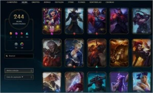 Conta LOL Diamante 4 - 230 skins - Todos os champs - League of Legends