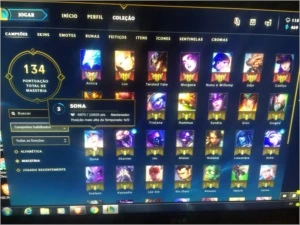 Conta unrank - League of Legends LOL