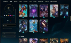 Conta Lol 2013 Unranked - Full Acesso - 81 Skins - 3184 Rps - League of Legends
