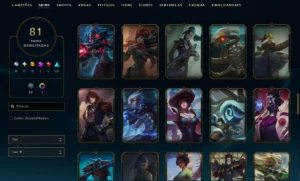 Conta Lol 2013 Unranked - Full Acesso - 81 Skins - 3184 Rps - League of Legends