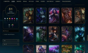 Conta Lol 2013 Unranked - Full Acesso - 81 Skins - 3184 Rps - League of Legends