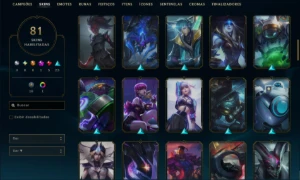 Conta Lol 2013 Unranked - Full Acesso - 81 Skins - 3184 Rps - League of Legends