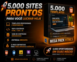 Script de 5 Mil Sites Profissionais Prontos Para Usar