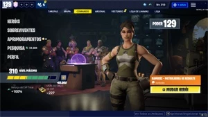 Conta Fornite 300+ skins, Vbucks infinito, salve o mundo! - Fortnite