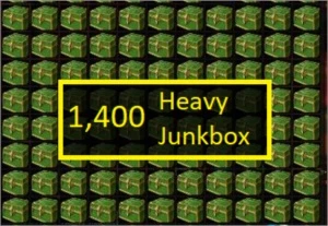 1,400 x [Heavy Junkbox] para o título [O Insano] do WoW - Blizzard