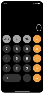 Calculadora iPhone código comentado (js, c#, python) - Serviços Digitais