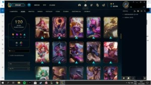 conta league of legends LOL
