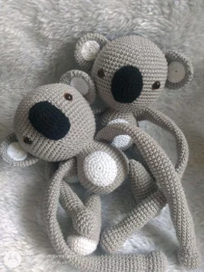 Prendedor de Cortina Coala - Artesanato e Personalizados