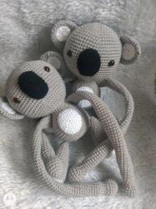 Prendedor de Cortina Coala - Artesanato e Personalizados