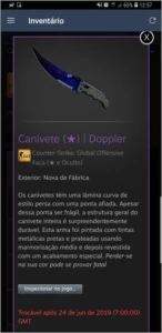 Faça cs go canivete doppler fase 4 factory new - Counter Strike