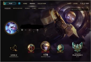 Conta PLATINA V  31 CHAMPS - League of Legends LOL