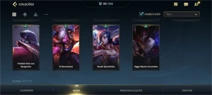 Super conta Wild Rift com mais de 80 skins! - League of Legends: Wild Rift LOL WR