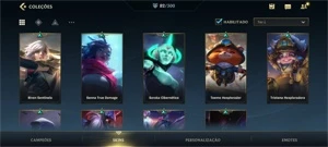 Super conta Wild Rift com mais de 80 skins! - League of Legends: Wild Rift LOL WR
