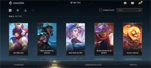 Super conta Wild Rift com mais de 80 skins! - League of Legends: Wild Rift LOL WR