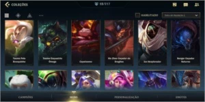 conta wild rift 43 herois 12 skins, 1 lendaria 4 epica, 6 - League of Legends: Wild Rift LOL WR