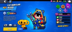 Conta com a Jessie gatuna, rara e bem cuidada Brawl Stars