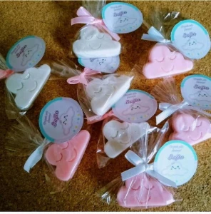 Sabonete Nuvem Feliz - Artesanato e Personalizados