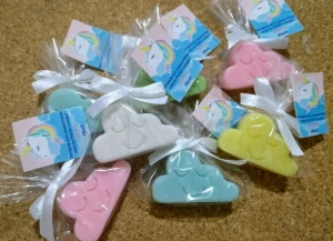 Sabonete Nuvem Feliz - Artesanato e Personalizados