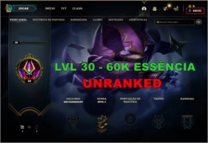 [PROMOÇÃO] CONTAS UNRANKED LEAGUE OF LEGENDS LOL