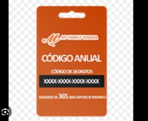 Recarga Anual My Family Cinema 365 Dias - Gift Cards