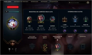 Conta League of Legends para Smurf LOL