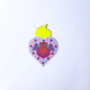 Enfeite de Parede Divino Lilás - Artesanato e Personalizados