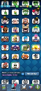 Conta Clash Royale Nível 42 (torre 14, 5 evoluções) 