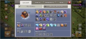 Conta CV10 Clash of Clans mais 480 gemas