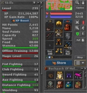 RP 235 (Impera) + MS 172 + Makers + Rooker lv 32 - Tibia
