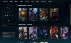 Conta Gold 2 Main ADC (Email) - League of Legends LOL