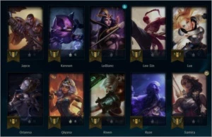 conta lol unraked lvl44 25 skins - League of Legends