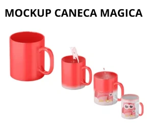 Mockup Caneca Magica Em Gif