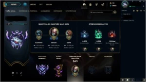 Conta D1 Todos os champ Caiu do Mestre por Inatividade - League of Legends LOL