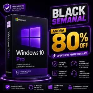 ⭐ Windows 10 Pro - Licença Original - Envio Imediato ⭐ - Softwares e Licenças