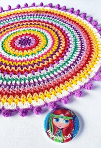 Mandala Taj em Crochê (toalhinha de Mesa) - Artesanato e Personalizados