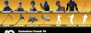 Conta rara de fortnite (656 itens) + stw fundador lvl max