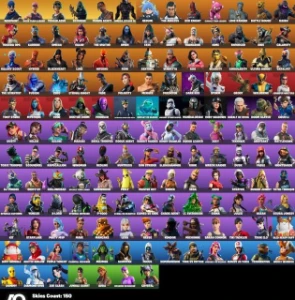 Conta rara de fortnite (656 itens) + stw fundador lvl max