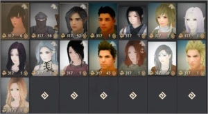 Black Desert Valk Succ 5 PENs, T8 Corcel 14 Cliques