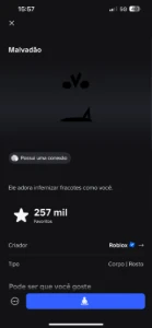 Conta roblox masculina + face malvadao + 1,4K robux