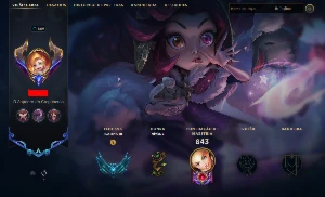 Conta League of Legends / Main LUX, ZOE e AHRI. Level 869 LOL