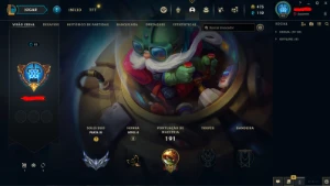 Conta lol rara com Rammus Rei, Corki Ovni e Kayle Juíza - League of Legends