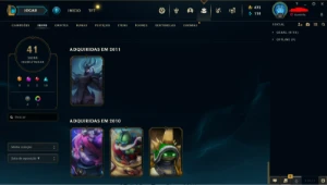 Conta lol rara com Rammus Rei, Corki Ovni e Kayle Juíza - League of Legends